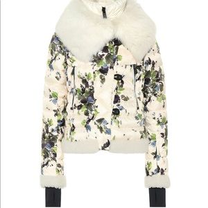 Moncler Genius 3 Moncler Grenoble Altes Fur-trimmed Ski Jacket In Beige